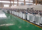 营口油浸式变压器成品车间
